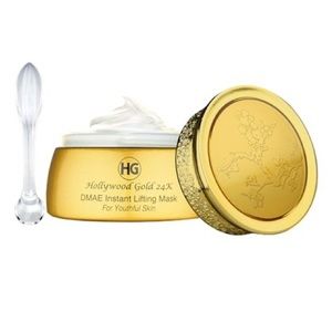 Hollywood Gold Luxury Skincare | 24K Gold DMAE Instant Lifting Mask 50ML 1.7 FL